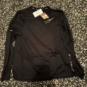Nike Black Running Shirt with Logo